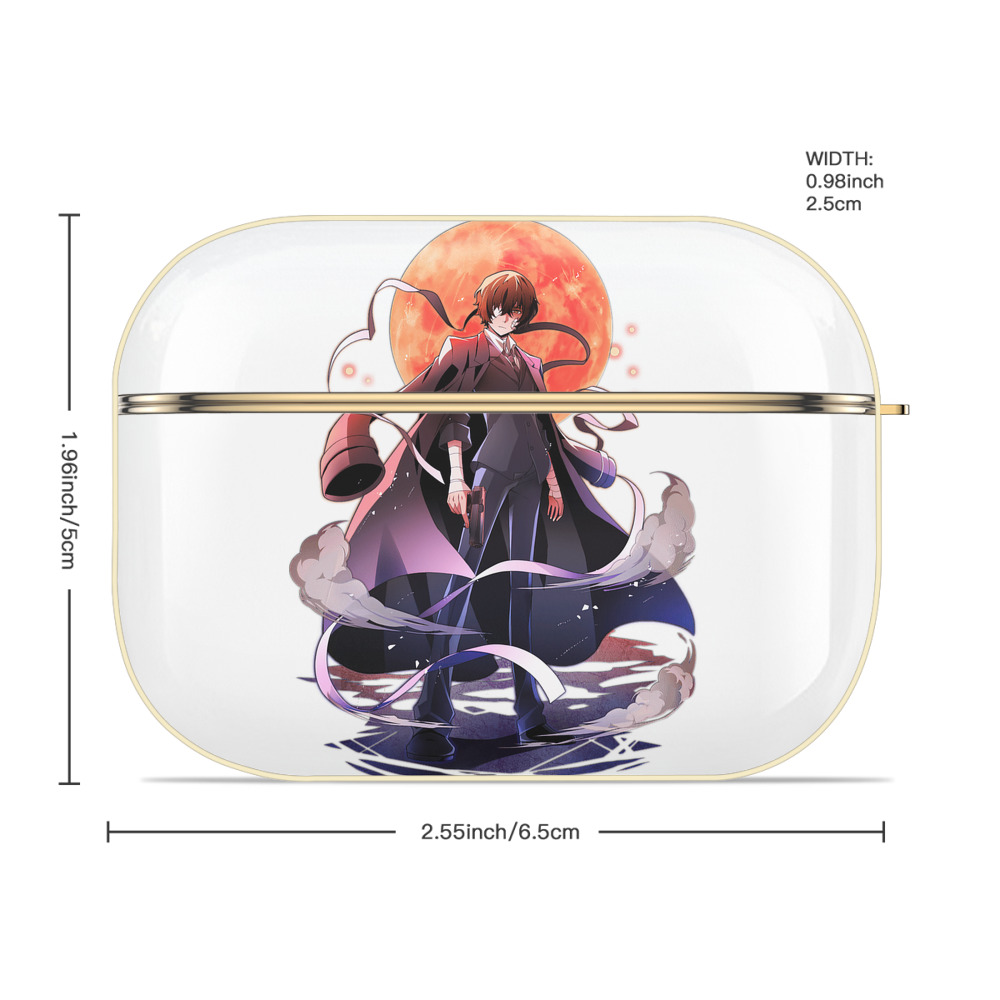 文豪ストレイドッグス Bungo Stray Dogs 【AirPods Pro用】ハードシェル保護ケース｜耐衝撃・防指紋・カラビナ付き商品仕様