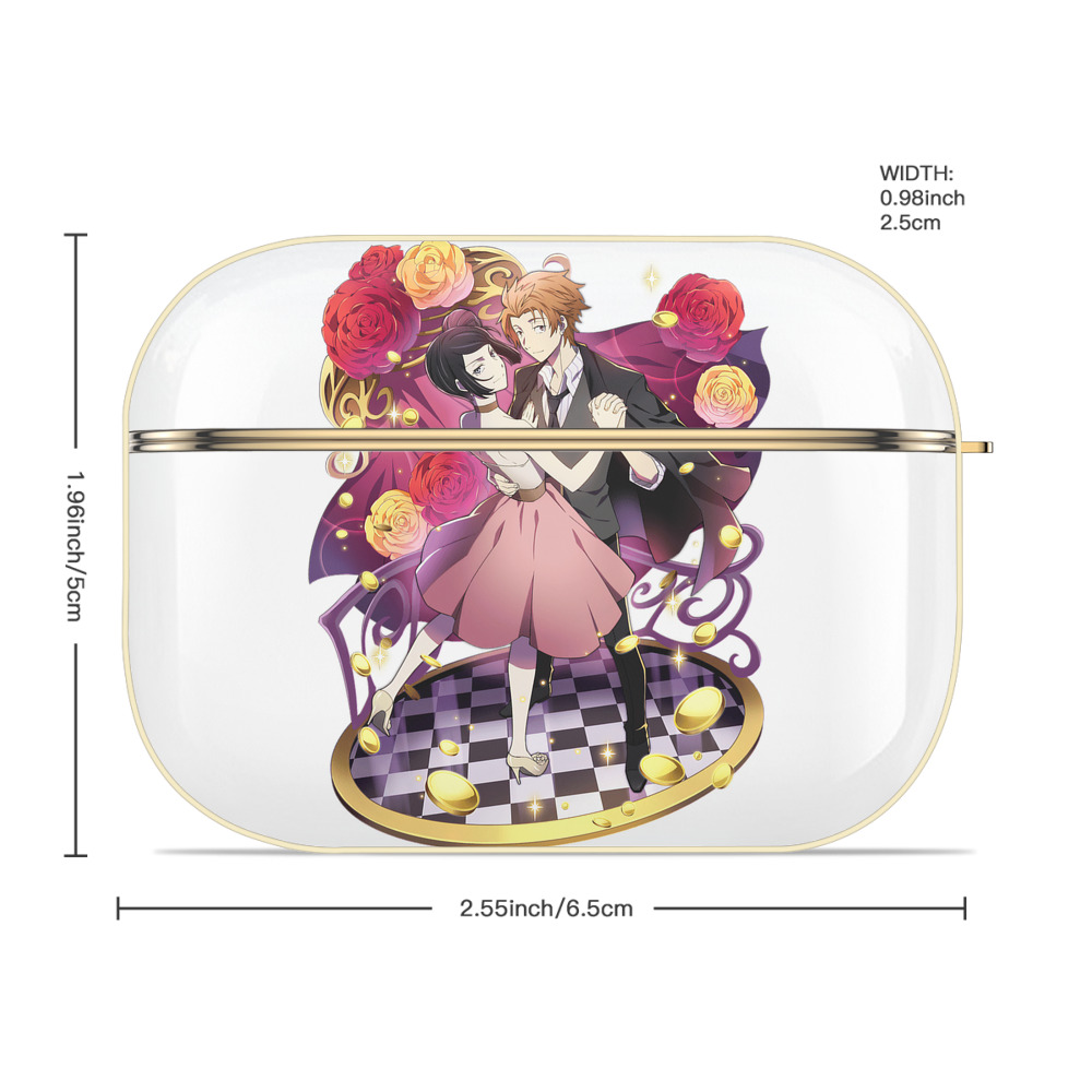 文豪ストレイドッグス Bungo Stray Dogs 【AirPods Pro用】ハードシェル保護ケース｜耐衝撃・防指紋・カラビナ付き商品仕様
