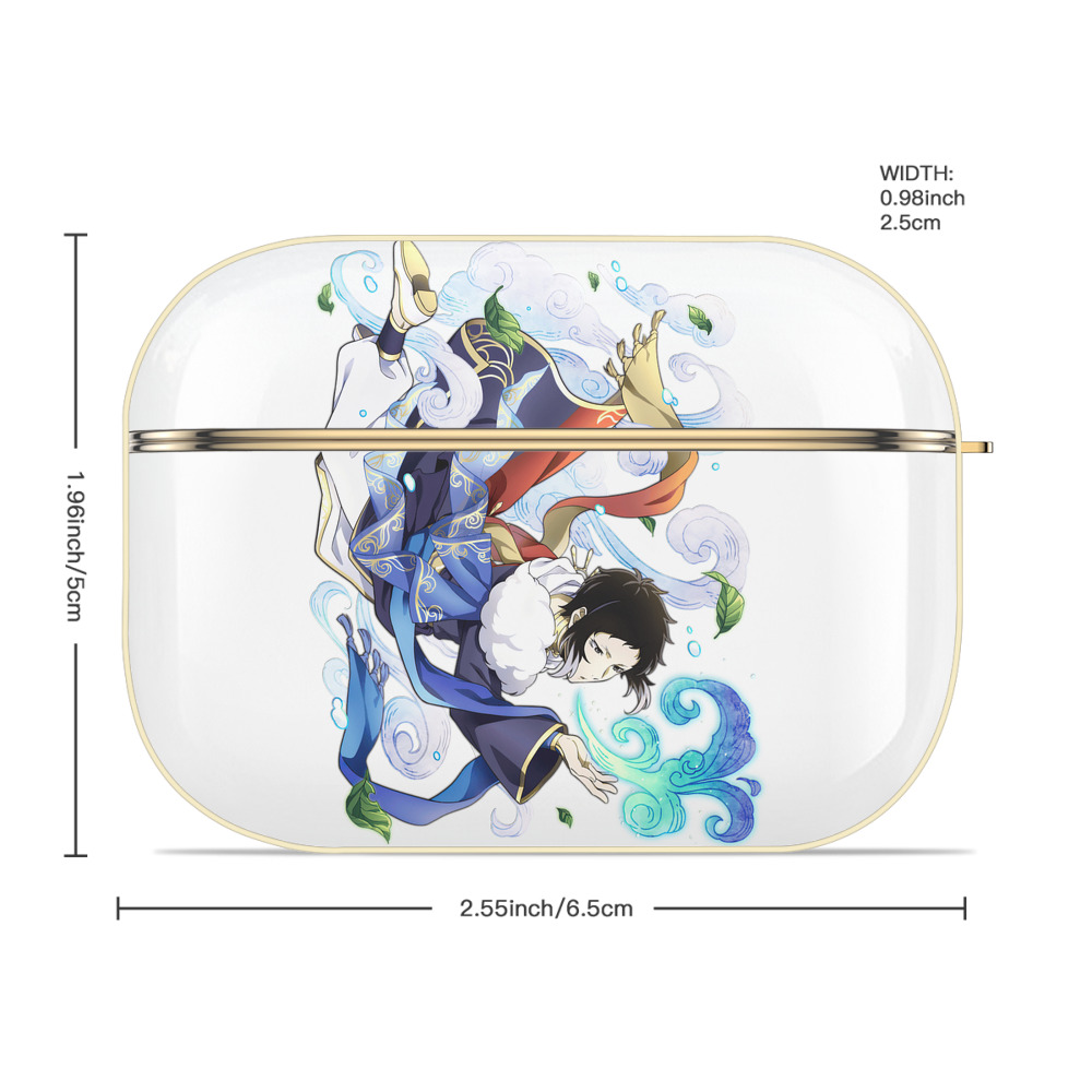 文豪ストレイドッグス Bungo Stray Dogs 【AirPods Pro用】ハードシェル保護ケース｜耐衝撃・防指紋・カラビナ付き商品仕様