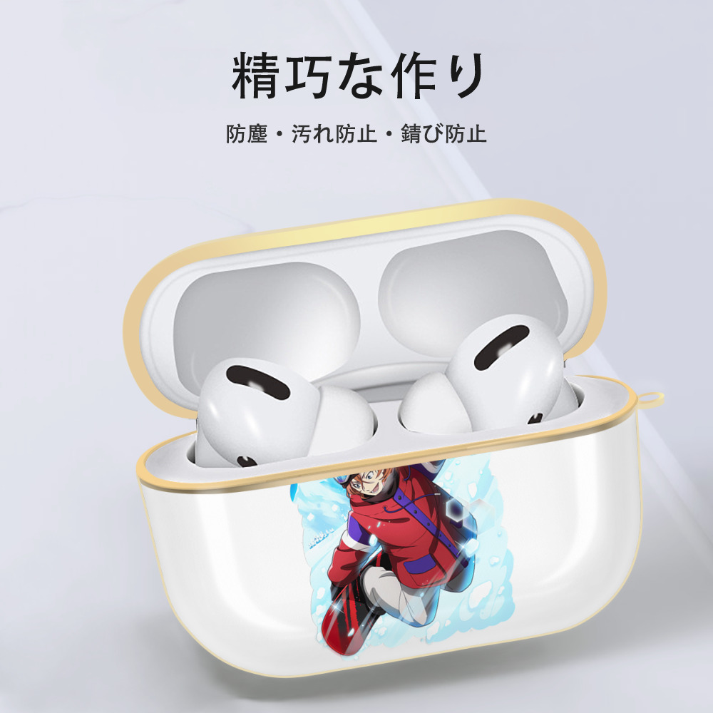 文豪ストレイドッグス Bungo Stray Dogs 【AirPods Pro用】ハードシェル保護ケース｜耐衝撃・防指紋・カラビナ付き商品仕様