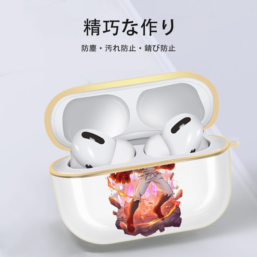 文豪ストレイドッグス Bungo Stray Dogs 【AirPods Pro用】ハードシェル保護ケース｜耐衝撃・防指紋・カラビナ付き商品仕様