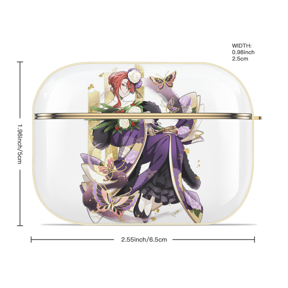 文豪ストレイドッグス Bungo Stray Dogs 【AirPods Pro用】ハードシェル保護ケース｜耐衝撃・防指紋・カラビナ付き商品仕様
