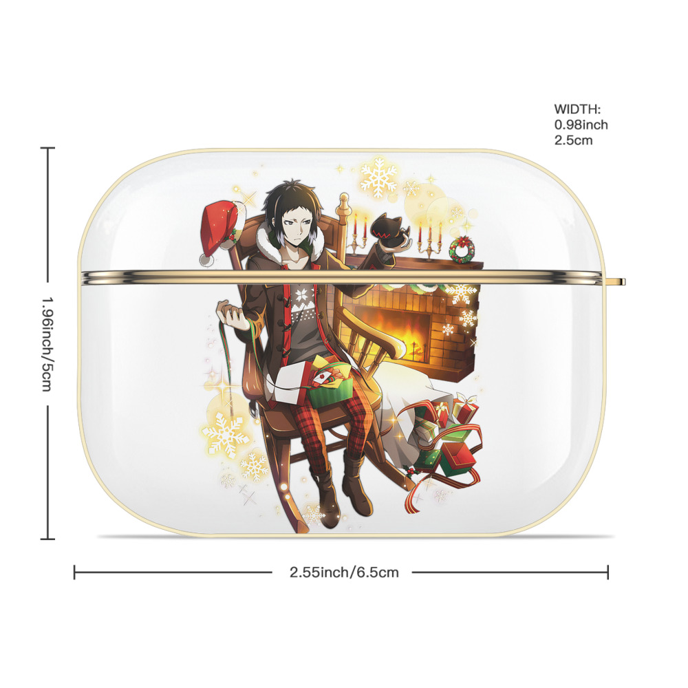 文豪ストレイドッグス Bungo Stray Dogs 【AirPods Pro用】ハードシェル保護ケース｜耐衝撃・防指紋・カラビナ付き商品仕様