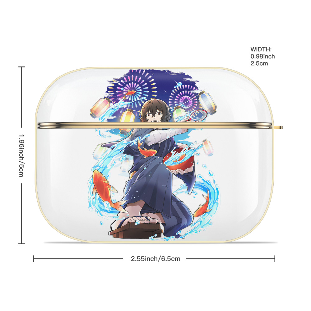 文豪ストレイドッグス Bungo Stray Dogs 【AirPods Pro用】ハードシェル保護ケース｜耐衝撃・防指紋・カラビナ付き商品仕様