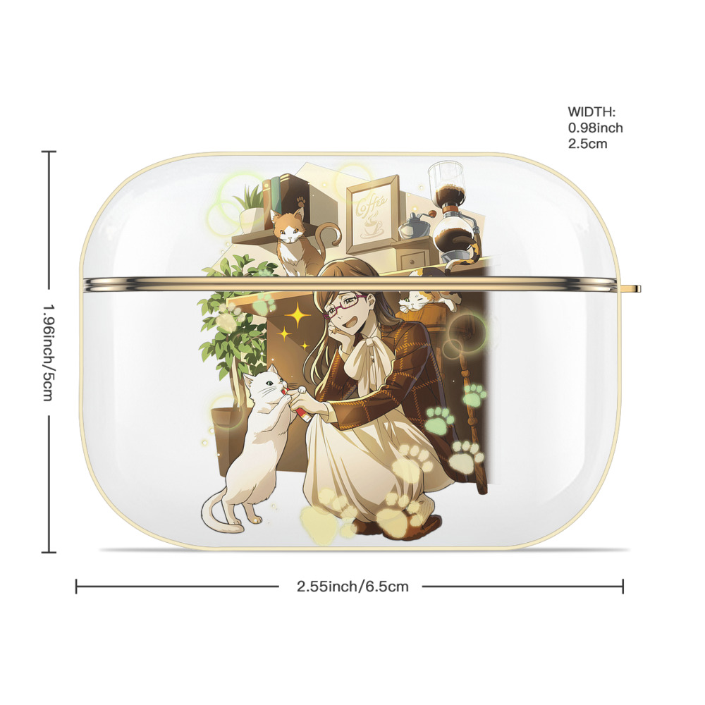 文豪ストレイドッグス Bungo Stray Dogs 【AirPods Pro用】ハードシェル保護ケース｜耐衝撃・防指紋・カラビナ付き商品仕様