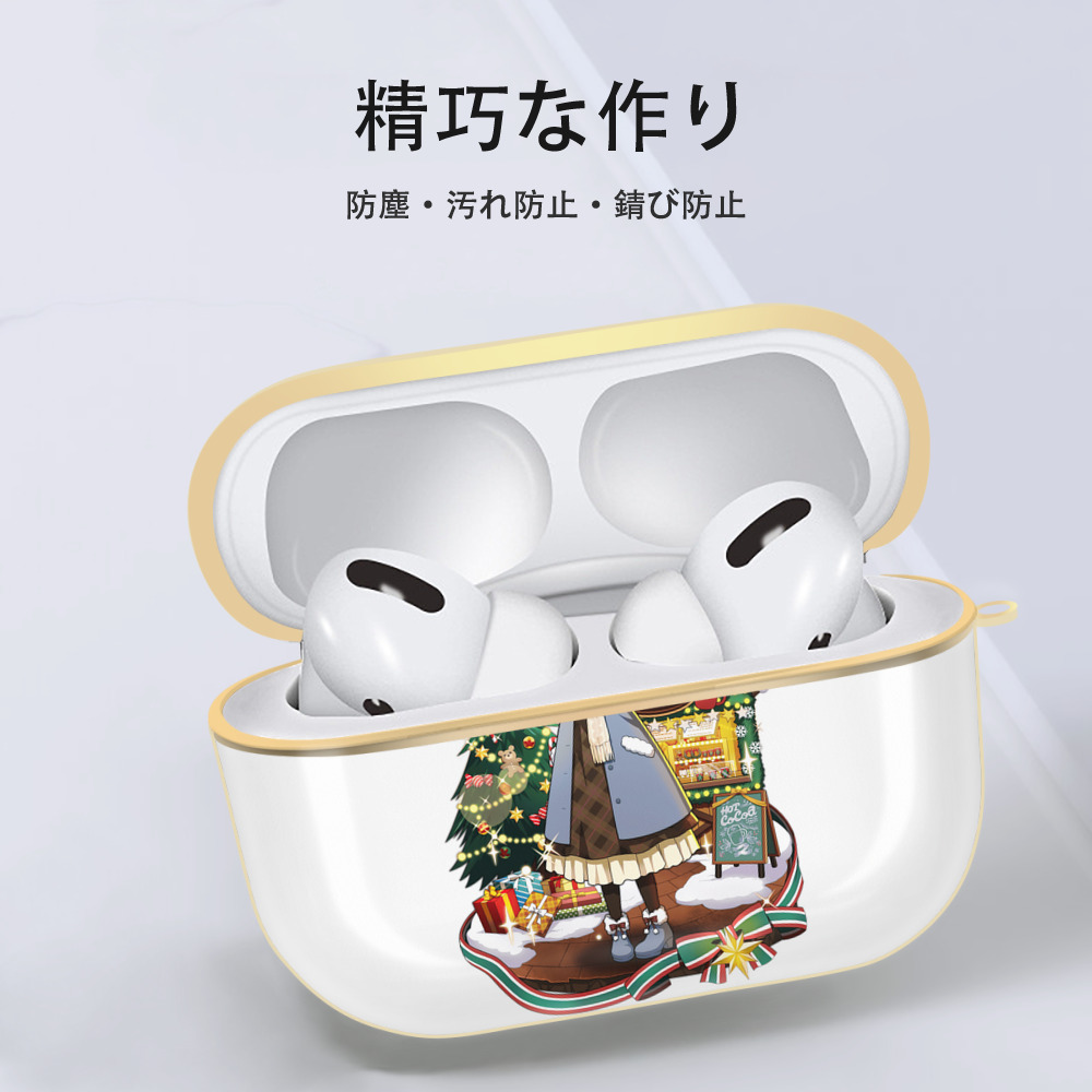 文豪ストレイドッグス Bungo Stray Dogs 【AirPods Pro用】ハードシェル保護ケース｜耐衝撃・防指紋・カラビナ付き商品仕様