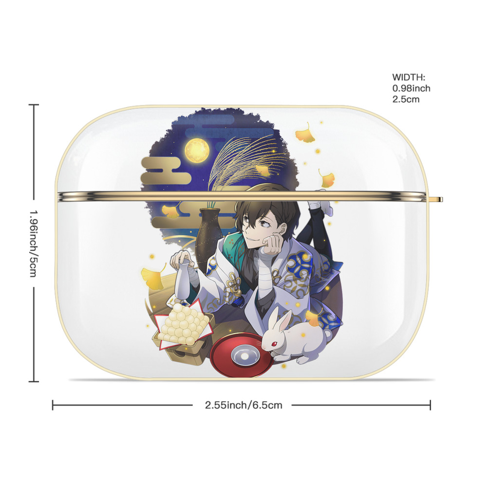 文豪ストレイドッグス Bungo Stray Dogs 【AirPods Pro用】ハードシェル保護ケース｜耐衝撃・防指紋・カラビナ付き商品仕様