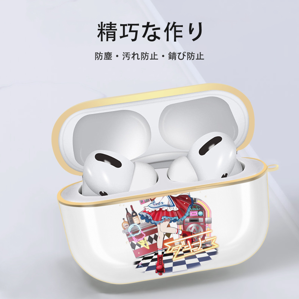 文豪ストレイドッグス Bungo Stray Dogs 【AirPods Pro用】ハードシェル保護ケース｜耐衝撃・防指紋・カラビナ付き商品仕様