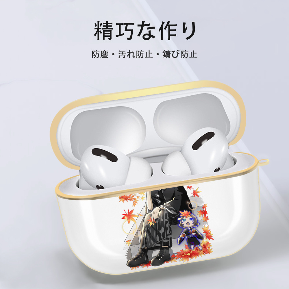 文豪ストレイドッグス Bungo Stray Dogs 【AirPods Pro用】ハードシェル保護ケース｜耐衝撃・防指紋・カラビナ付き商品仕様