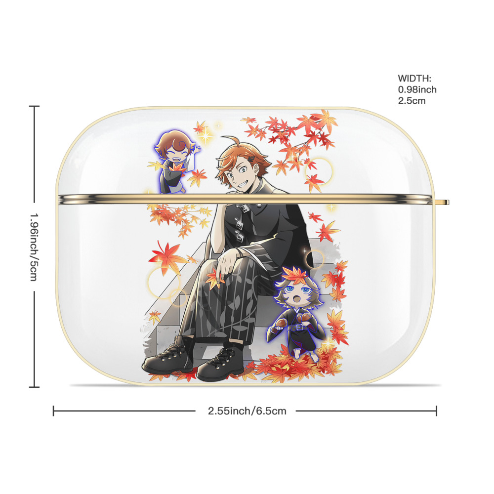 文豪ストレイドッグス Bungo Stray Dogs 【AirPods Pro用】ハードシェル保護ケース｜耐衝撃・防指紋・カラビナ付き商品仕様