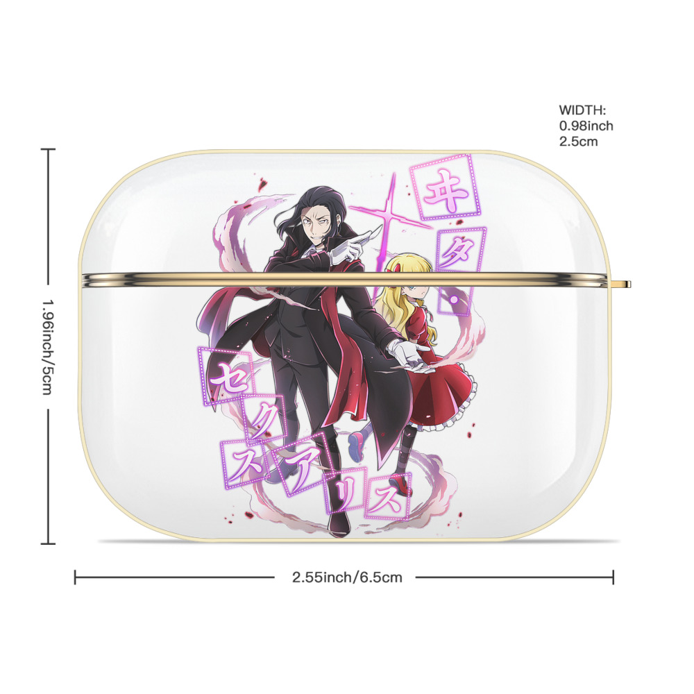 文豪ストレイドッグス Bungo Stray Dogs 【AirPods Pro用】ハードシェル保護ケース｜耐衝撃・防指紋・カラビナ付き商品仕様