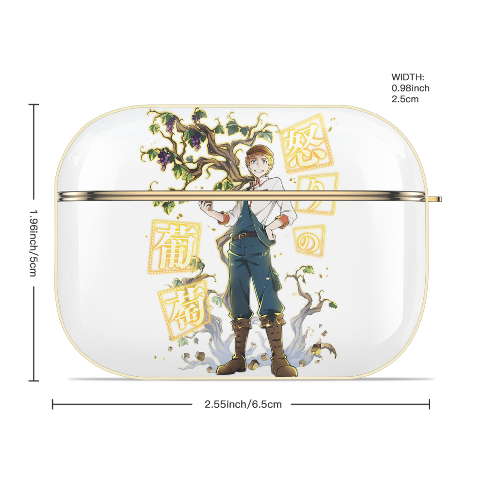 文豪ストレイドッグス Bungo Stray Dogs 【AirPods Pro用】ハードシェル保護ケース｜耐衝撃・防指紋・カラビナ付き商品仕様