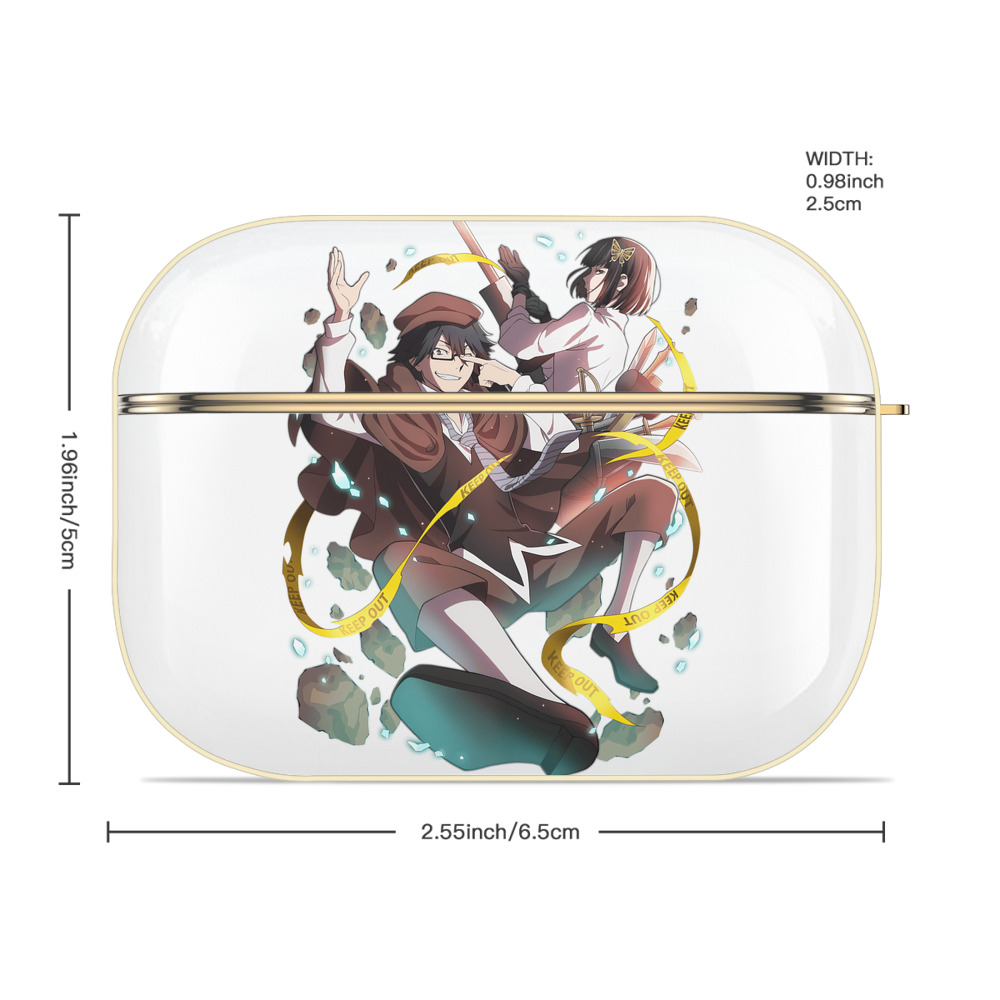文豪ストレイドッグス Bungo Stray Dogs 【AirPods Pro用】ハードシェル保護ケース｜耐衝撃・防指紋・カラビナ付き商品仕様