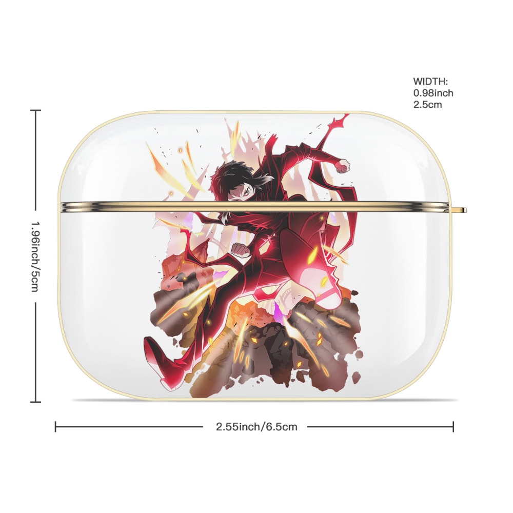 文豪ストレイドッグス Bungo Stray Dogs 【AirPods Pro用】ハードシェル保護ケース｜耐衝撃・防指紋・カラビナ付き商品仕様
