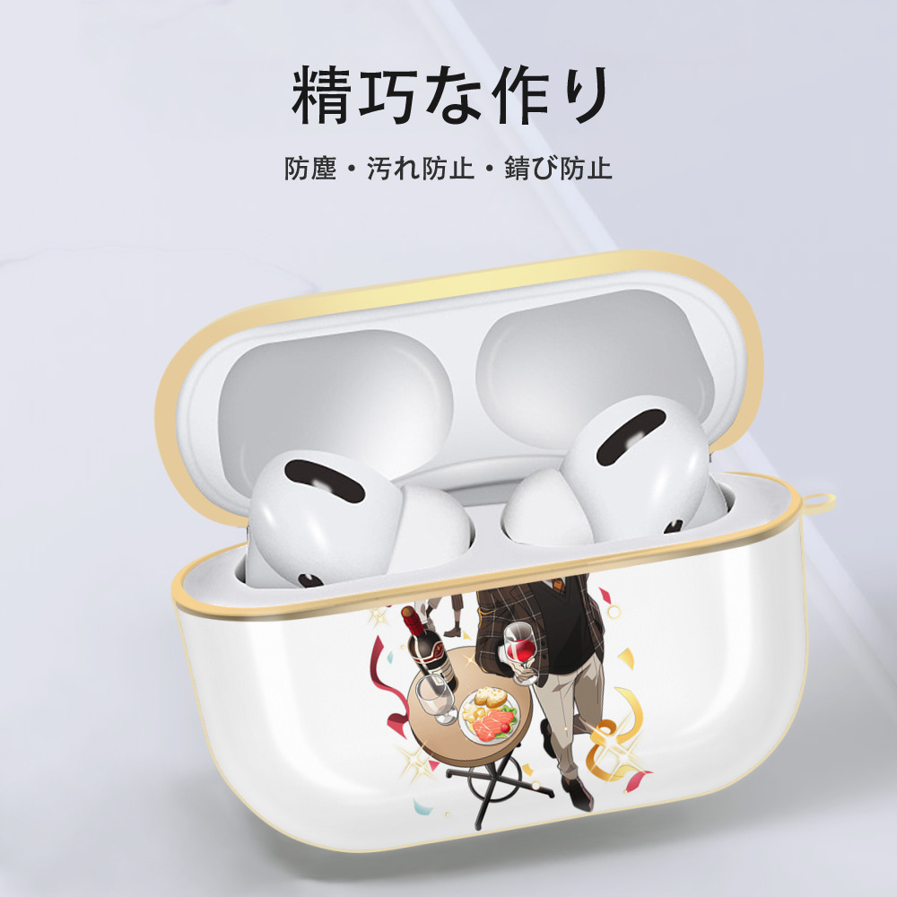 文豪ストレイドッグス Bungo Stray Dogs 【AirPods Pro用】ハードシェル保護ケース｜耐衝撃・防指紋・カラビナ付き商品仕様