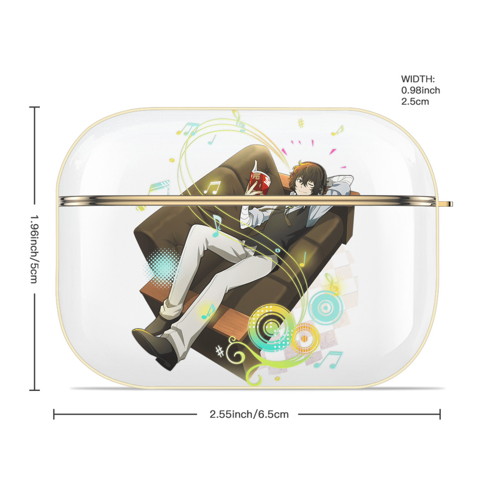 文豪ストレイドッグス Bungo Stray Dogs 【AirPods Pro用】ハードシェル保護ケース｜耐衝撃・防指紋・カラビナ付き商品仕様