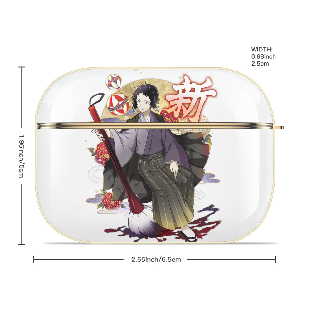 文豪ストレイドッグス Bungo Stray Dogs 【AirPods Pro用】ハードシェル保護ケース｜耐衝撃・防指紋・カラビナ付き商品仕様