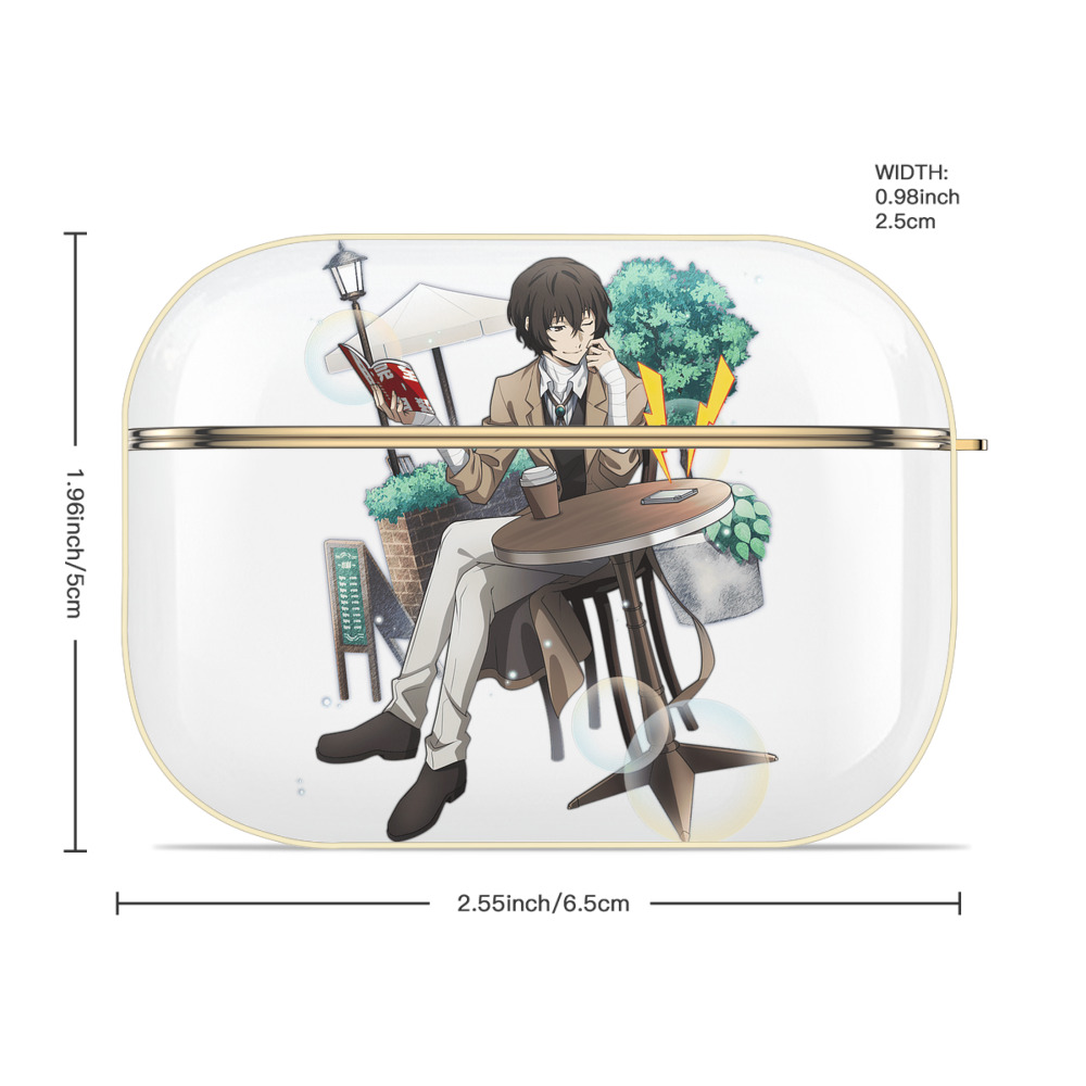 文豪ストレイドッグス Bungo Stray Dogs 【AirPods Pro用】ハードシェル保護ケース｜耐衝撃・防指紋・カラビナ付き商品仕様