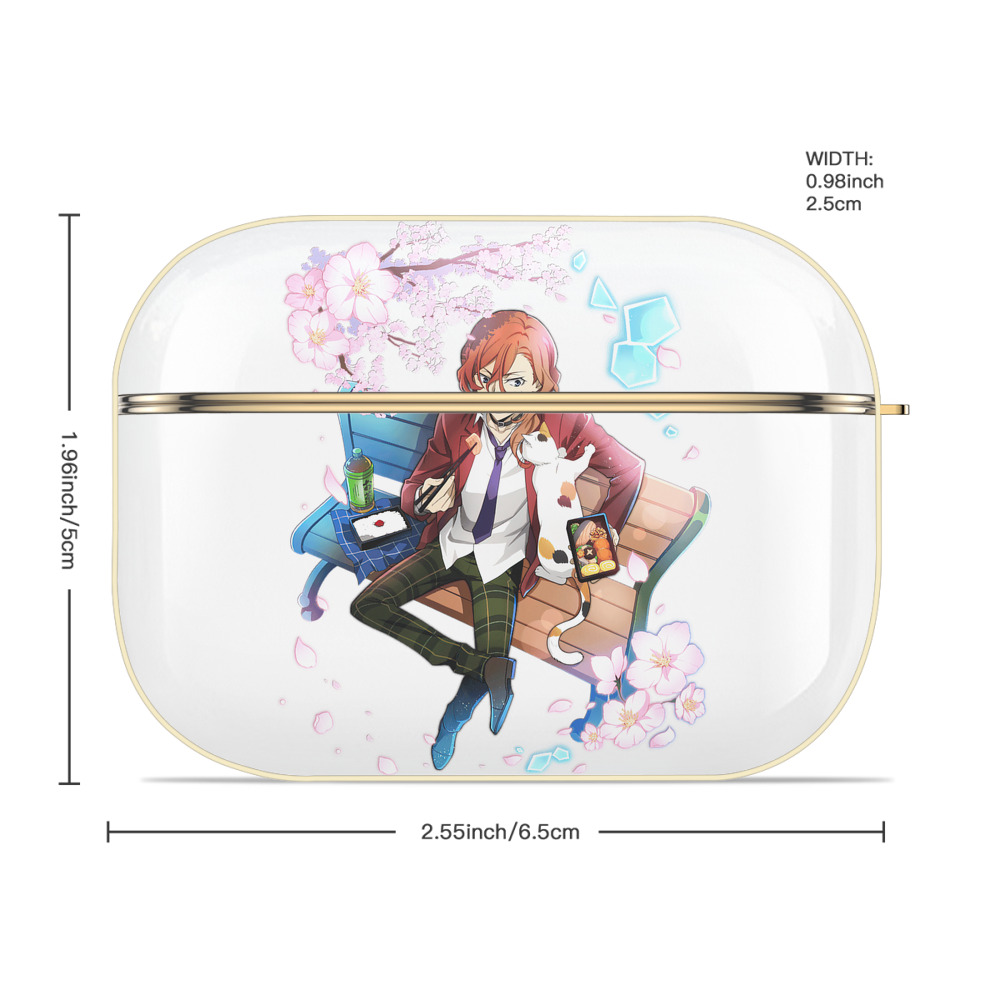 文豪ストレイドッグス Bungo Stray Dogs 【AirPods Pro用】ハードシェル保護ケース｜耐衝撃・防指紋・カラビナ付き商品仕様