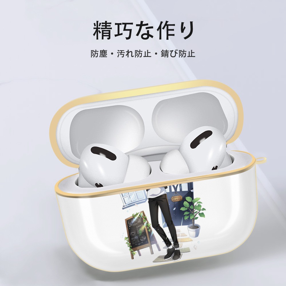 文豪ストレイドッグス Bungo Stray Dogs 【AirPods Pro用】ハードシェル保護ケース｜耐衝撃・防指紋・カラビナ付き商品仕様