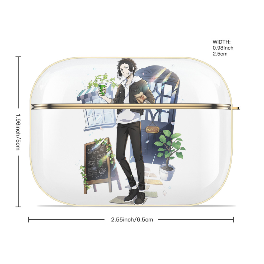 文豪ストレイドッグス Bungo Stray Dogs 【AirPods Pro用】ハードシェル保護ケース｜耐衝撃・防指紋・カラビナ付き商品仕様