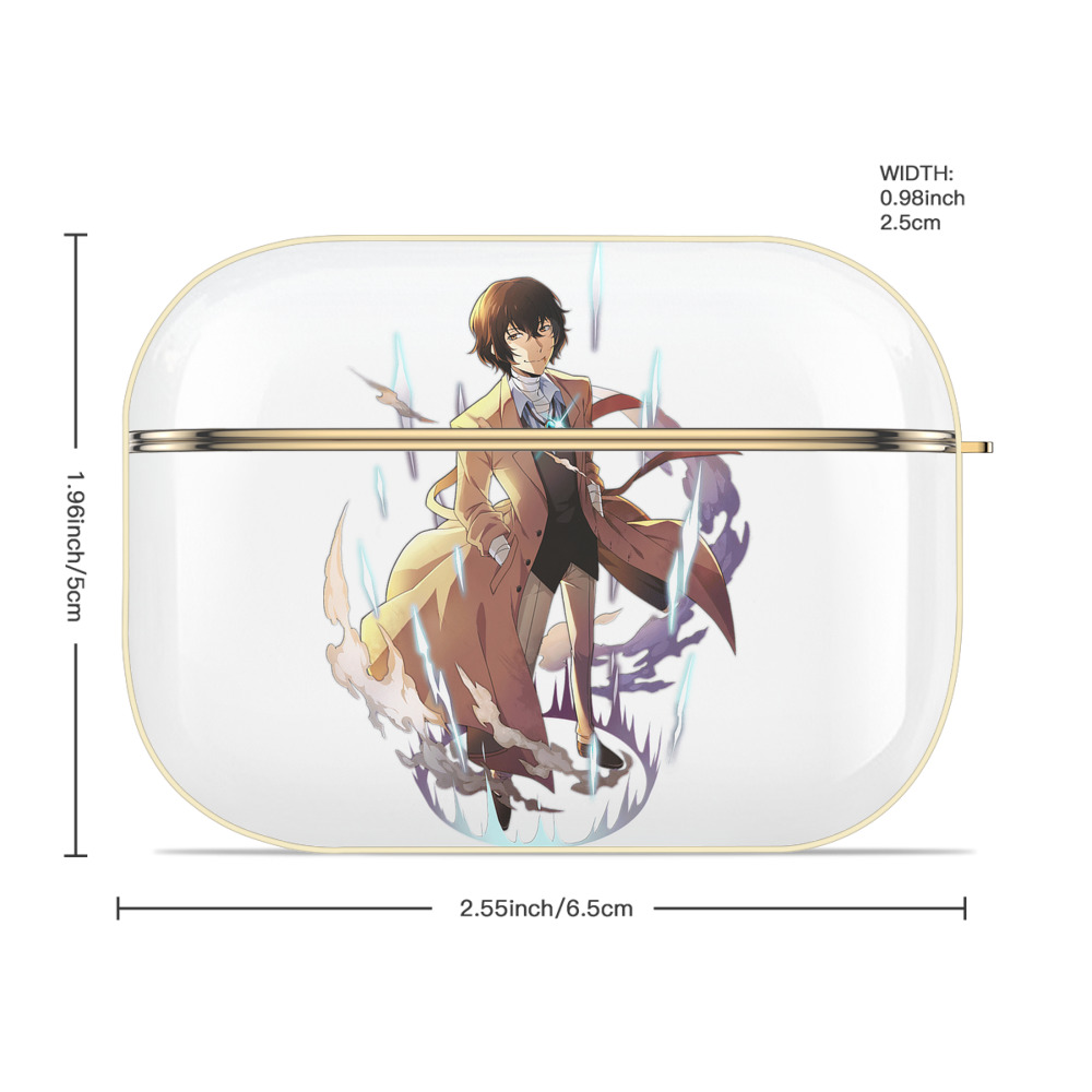 文豪ストレイドッグス Bungo Stray Dogs 【AirPods Pro用】ハードシェル保護ケース｜耐衝撃・防指紋・カラビナ付き商品仕様