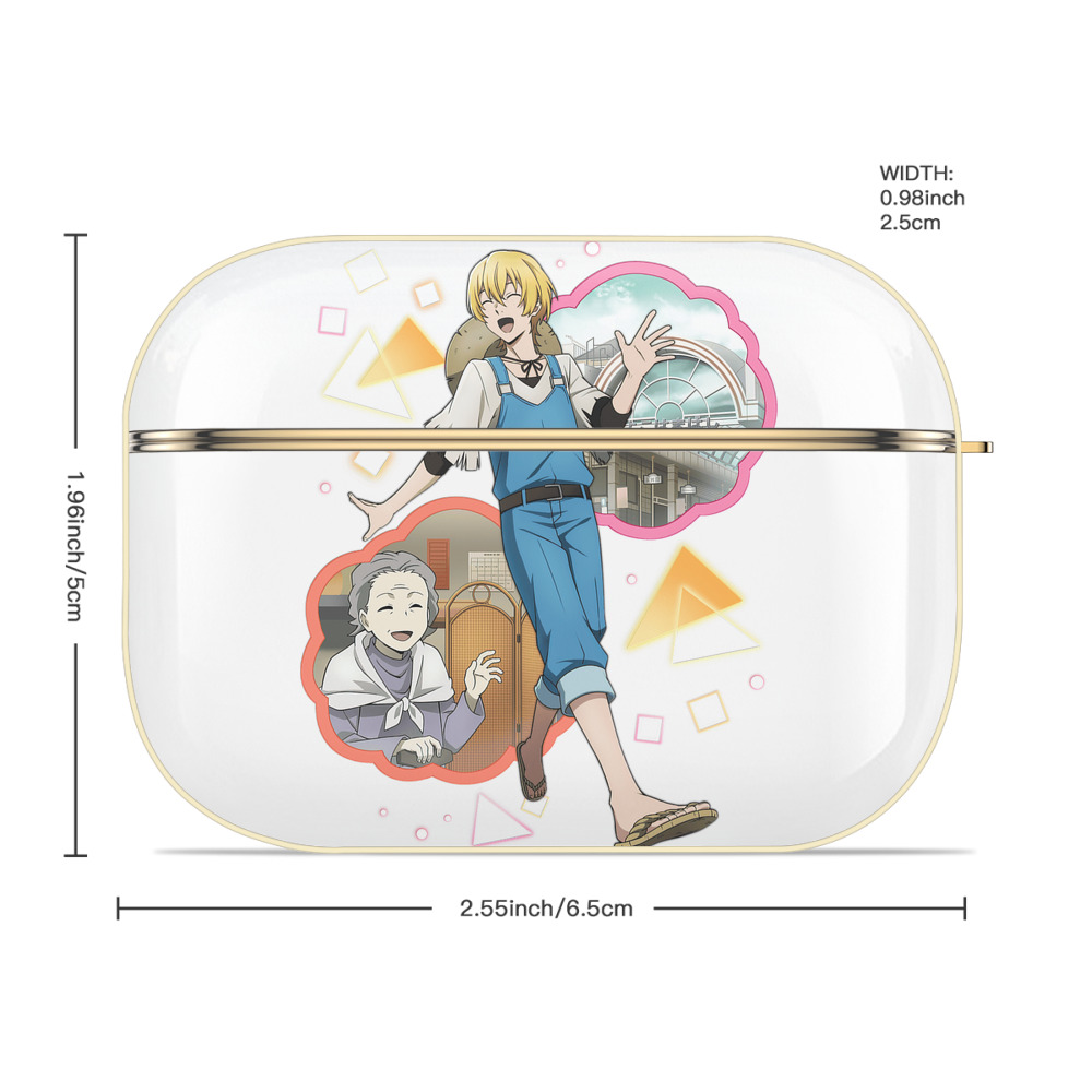 文豪ストレイドッグス Bungo Stray Dogs 【AirPods Pro用】ハードシェル保護ケース｜耐衝撃・防指紋・カラビナ付き商品仕様