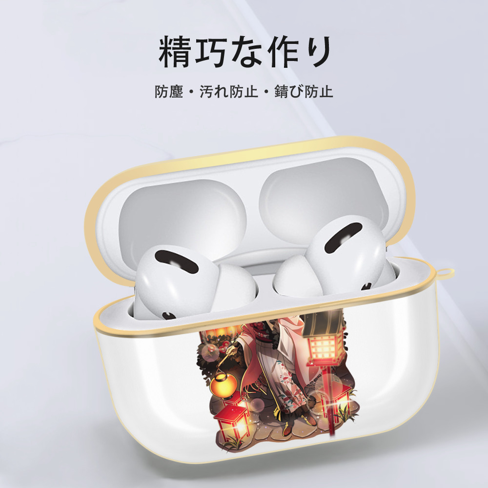 文豪ストレイドッグス Bungo Stray Dogs 【AirPods Pro用】ハードシェル保護ケース｜耐衝撃・防指紋・カラビナ付き商品仕様