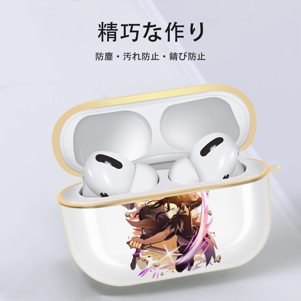 文豪ストレイドッグス Bungo Stray Dogs 【AirPods Pro用】ハードシェル保護ケース｜耐衝撃・防指紋・カラビナ付き商品仕様