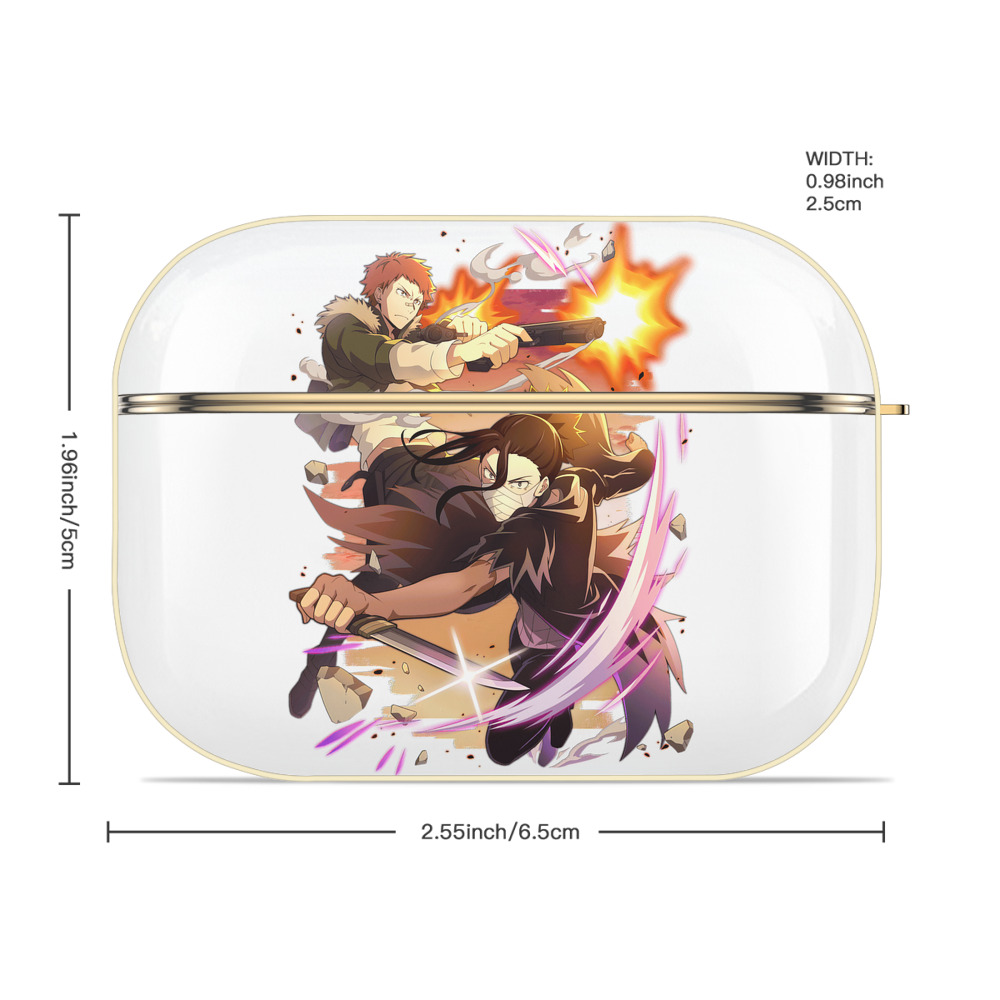 文豪ストレイドッグス Bungo Stray Dogs 【AirPods Pro用】ハードシェル保護ケース｜耐衝撃・防指紋・カラビナ付き商品仕様