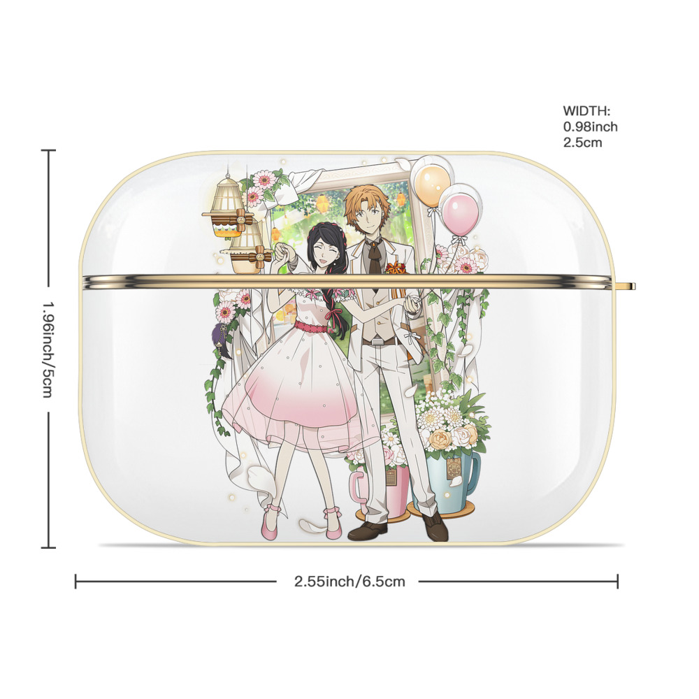 文豪ストレイドッグス Bungo Stray Dogs 【AirPods Pro用】ハードシェル保護ケース｜耐衝撃・防指紋・カラビナ付き商品仕様
