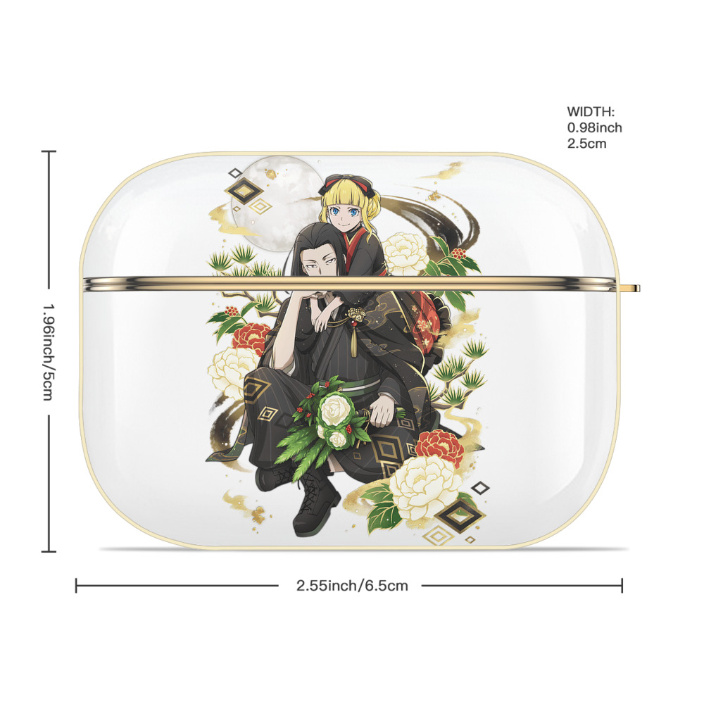 文豪ストレイドッグス Bungo Stray Dogs 【AirPods Pro用】ハードシェル保護ケース｜耐衝撃・防指紋・カラビナ付き商品仕様