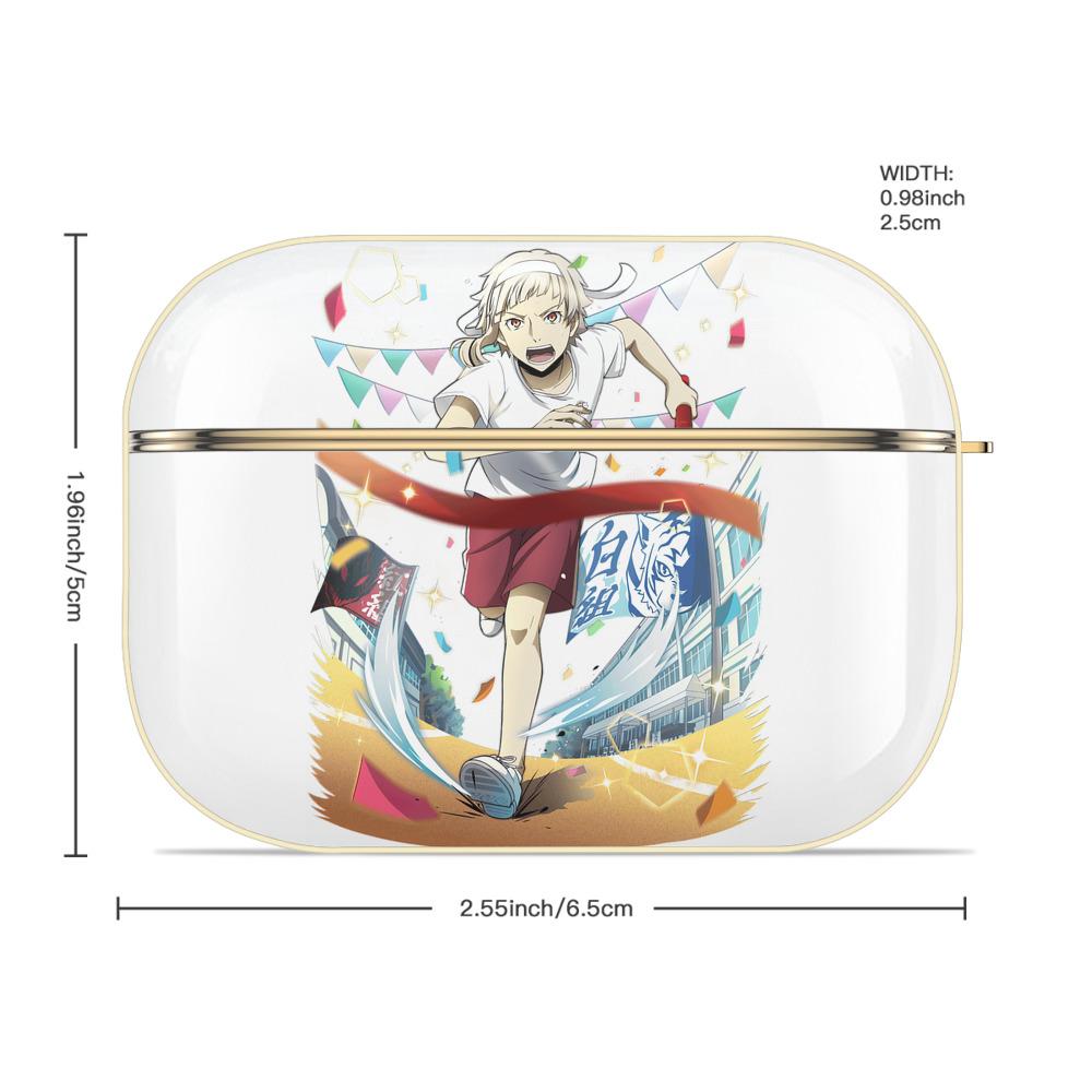 文豪ストレイドッグス Bungo Stray Dogs 【AirPods Pro用】ハードシェル保護ケース｜耐衝撃・防指紋・カラビナ付き商品仕様