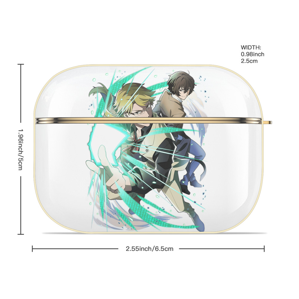 文豪ストレイドッグス Bungo Stray Dogs 【AirPods Pro用】ハードシェル保護ケース｜耐衝撃・防指紋・カラビナ付き商品仕様