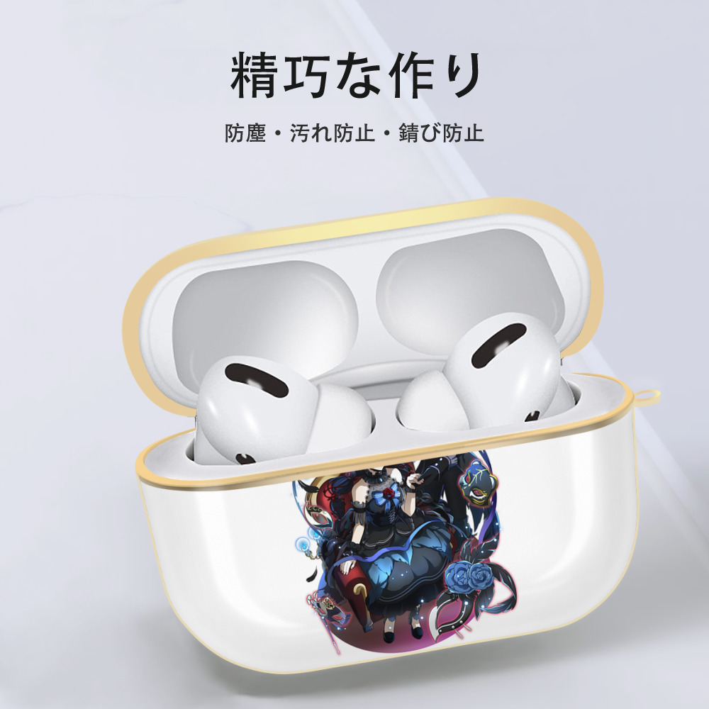 文豪ストレイドッグス Bungo Stray Dogs 【AirPods Pro用】ハードシェル保護ケース｜耐衝撃・防指紋・カラビナ付き商品仕様