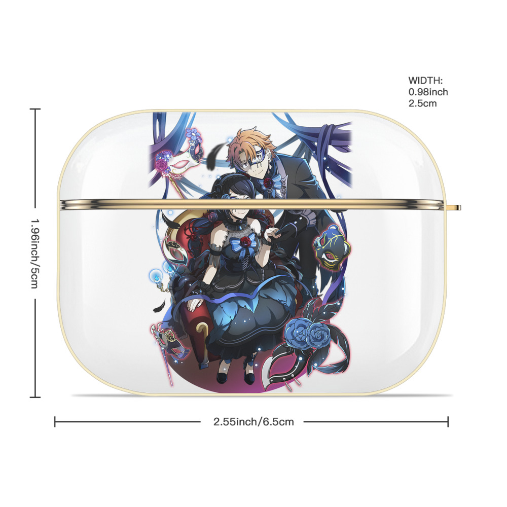 文豪ストレイドッグス Bungo Stray Dogs 【AirPods Pro用】ハードシェル保護ケース｜耐衝撃・防指紋・カラビナ付き商品仕様