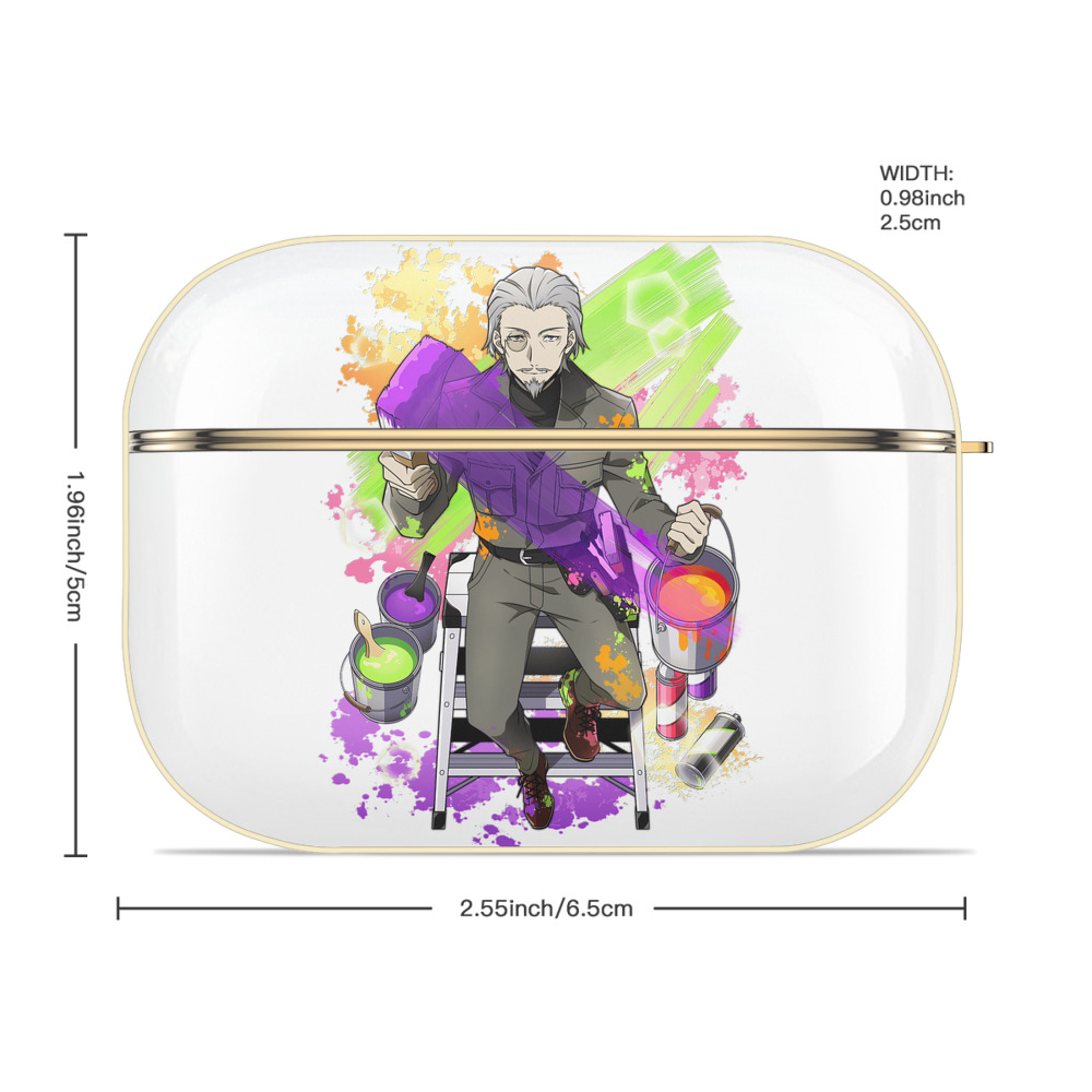 文豪ストレイドッグス Bungo Stray Dogs 【AirPods Pro用】ハードシェル保護ケース｜耐衝撃・防指紋・カラビナ付き商品仕様