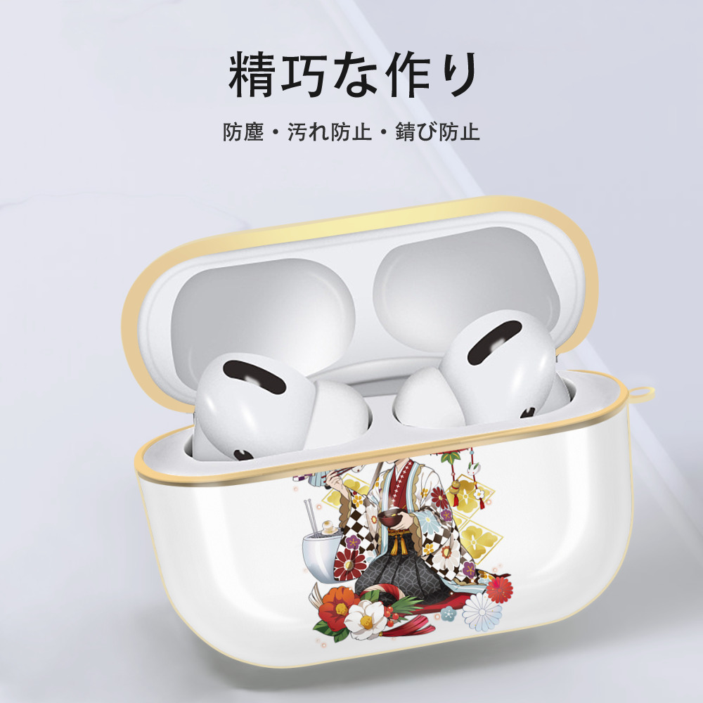 文豪ストレイドッグス Bungo Stray Dogs 【AirPods Pro用】ハードシェル保護ケース｜耐衝撃・防指紋・カラビナ付き商品仕様