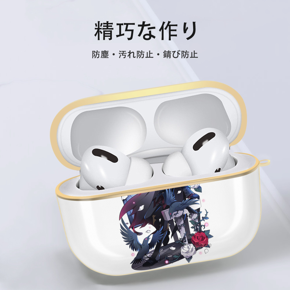 文豪ストレイドッグス Bungo Stray Dogs 【AirPods Pro用】ハードシェル保護ケース｜耐衝撃・防指紋・カラビナ付き商品仕様