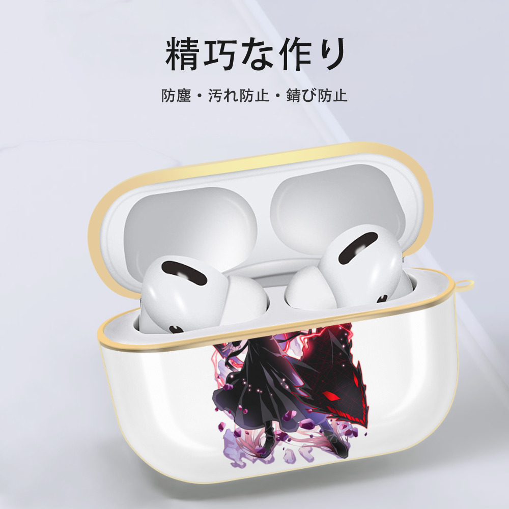 文豪ストレイドッグス Bungo Stray Dogs 【AirPods Pro用】ハードシェル保護ケース｜耐衝撃・防指紋・カラビナ付き商品仕様