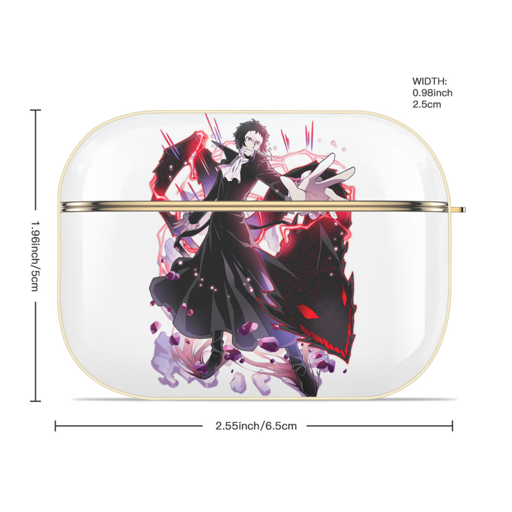 文豪ストレイドッグス Bungo Stray Dogs 【AirPods Pro用】ハードシェル保護ケース｜耐衝撃・防指紋・カラビナ付き商品仕様