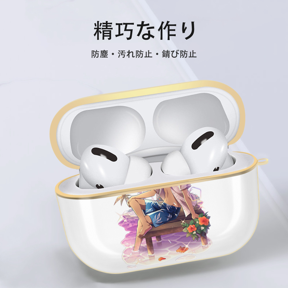 文豪ストレイドッグス Bungo Stray Dogs 【AirPods Pro用】ハードシェル保護ケース｜耐衝撃・防指紋・カラビナ付き商品仕様
