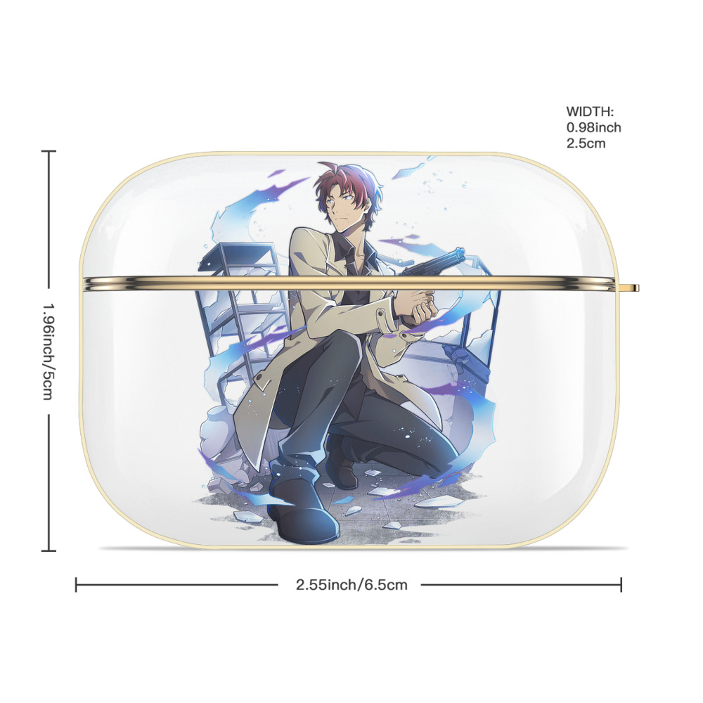 文豪ストレイドッグス Bungo Stray Dogs 【AirPods Pro用】ハードシェル保護ケース｜耐衝撃・防指紋・カラビナ付き商品仕様