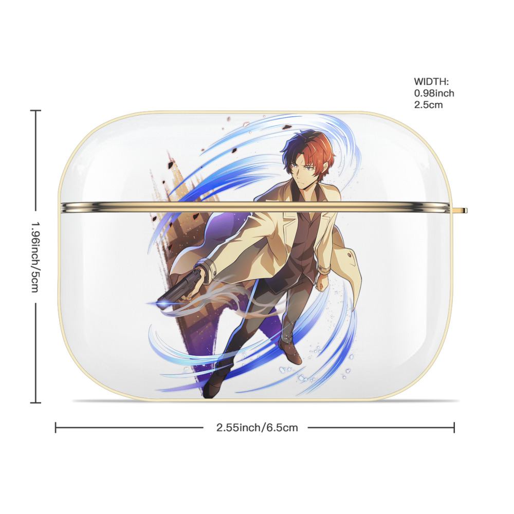 文豪ストレイドッグス Bungo Stray Dogs 【AirPods Pro用】ハードシェル保護ケース｜耐衝撃・防指紋・カラビナ付き商品仕様