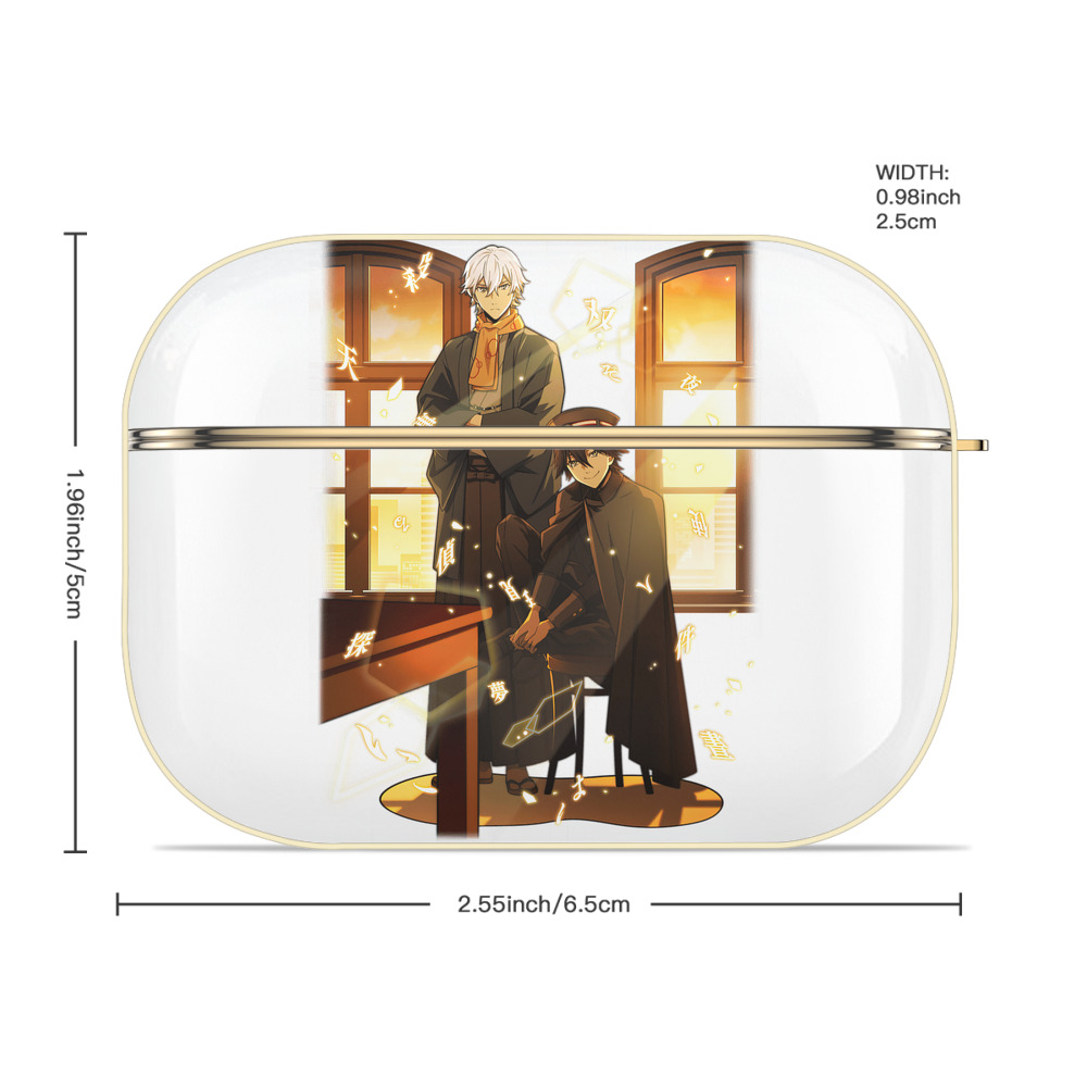 文豪ストレイドッグス Bungo Stray Dogs 【AirPods Pro用】ハードシェル保護ケース｜耐衝撃・防指紋・カラビナ付き商品仕様
