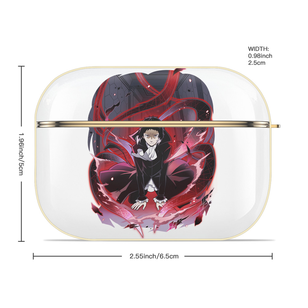 文豪ストレイドッグス Bungo Stray Dogs 【AirPods Pro用】ハードシェル保護ケース｜耐衝撃・防指紋・カラビナ付き商品仕様
