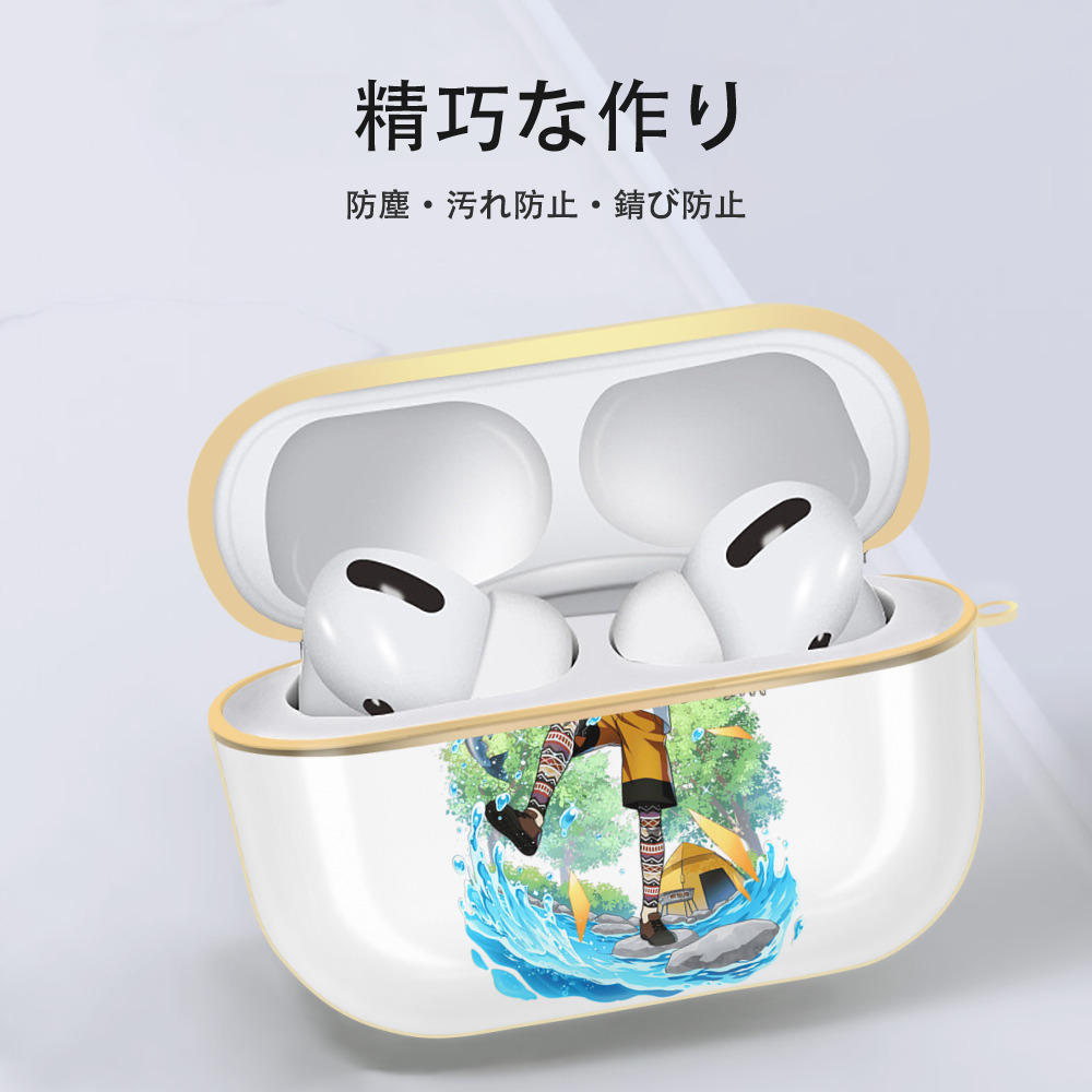 文豪ストレイドッグス Bungo Stray Dogs 【AirPods Pro用】ハードシェル保護ケース｜耐衝撃・防指紋・カラビナ付き商品仕様