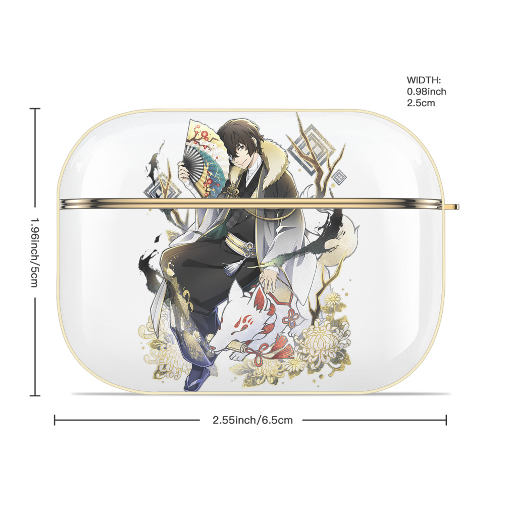 文豪ストレイドッグス Bungo Stray Dogs 【AirPods Pro用】ハードシェル保護ケース｜耐衝撃・防指紋・カラビナ付き商品仕様