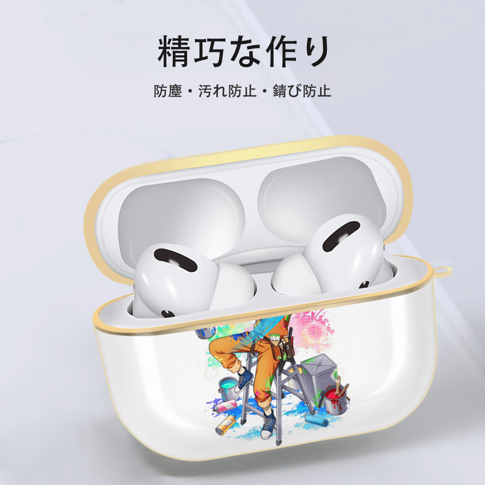文豪ストレイドッグス Bungo Stray Dogs 【AirPods Pro用】ハードシェル保護ケース｜耐衝撃・防指紋・カラビナ付き商品仕様