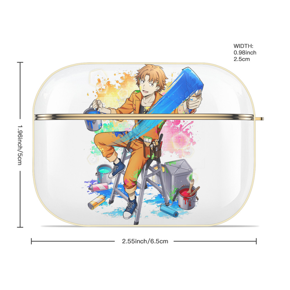 文豪ストレイドッグス Bungo Stray Dogs 【AirPods Pro用】ハードシェル保護ケース｜耐衝撃・防指紋・カラビナ付き商品仕様